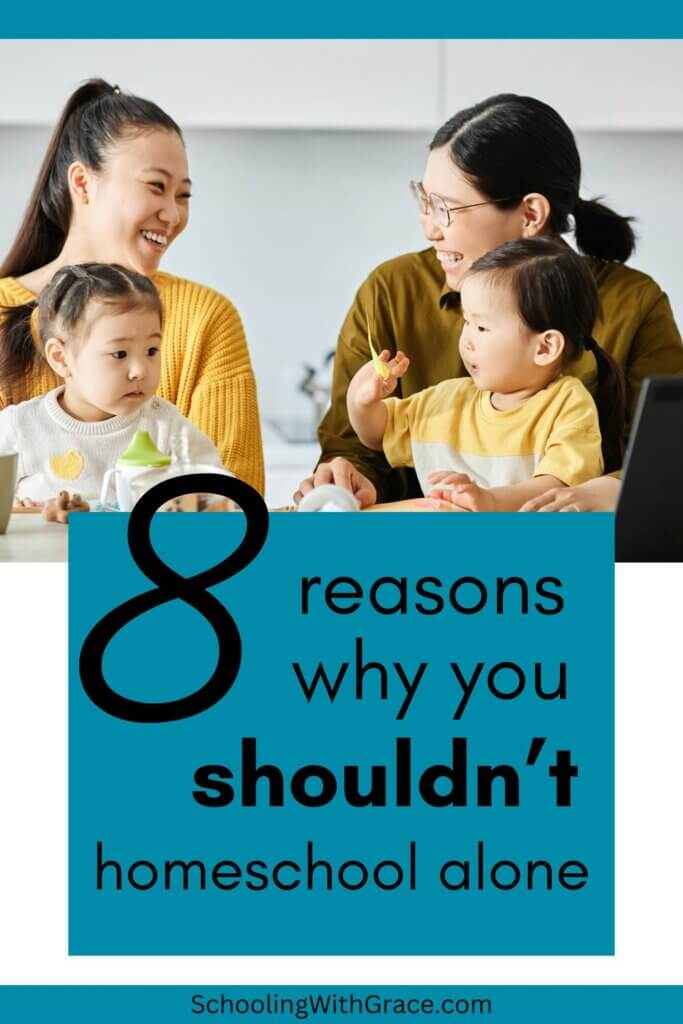 Why you shouldn't homeschool alone