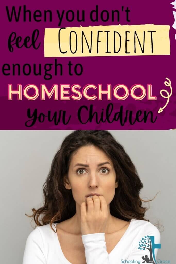 When you are not confident enough to teach your children
