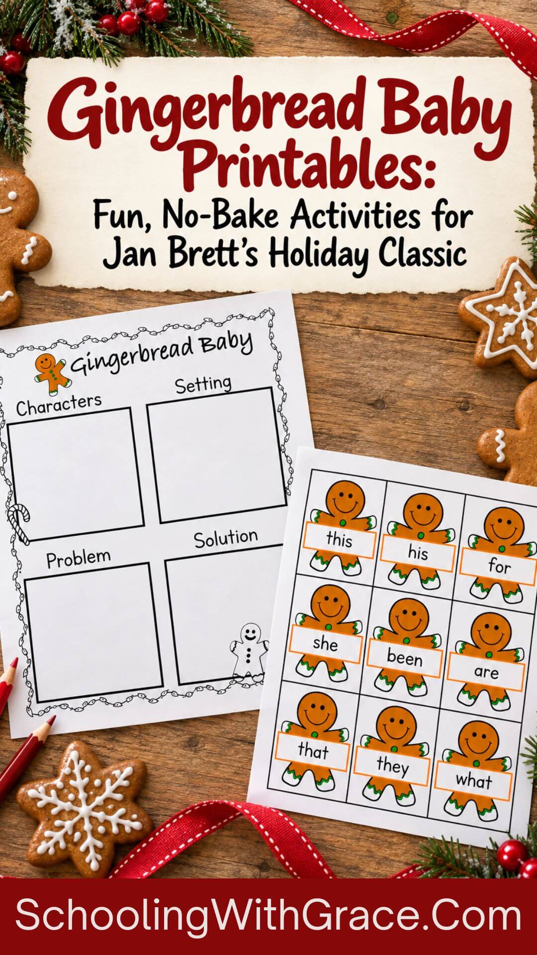 Gingerbread Baby Printables: Fun, No-Bake Activities for Jan Brett’s Holiday Classic