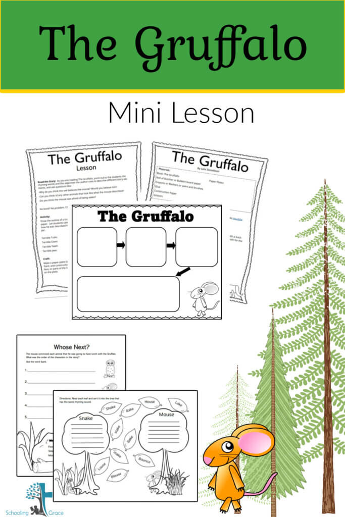 The gruffalo mini lesson