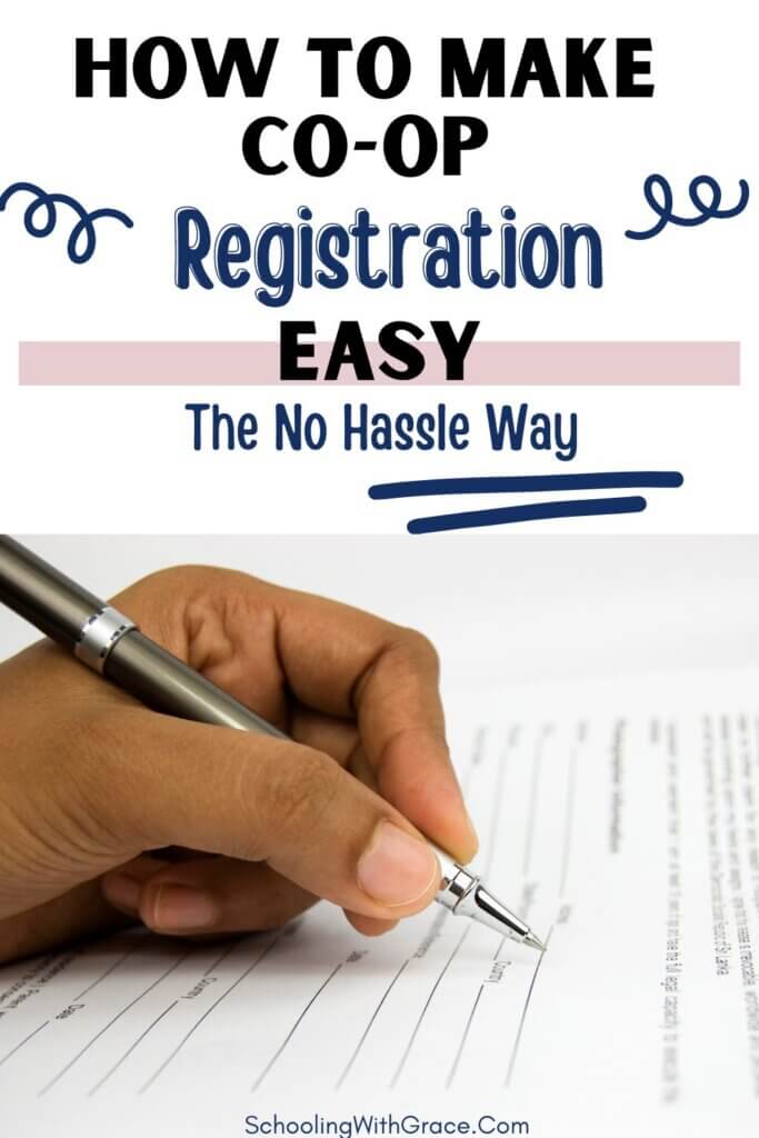 Co-op registration