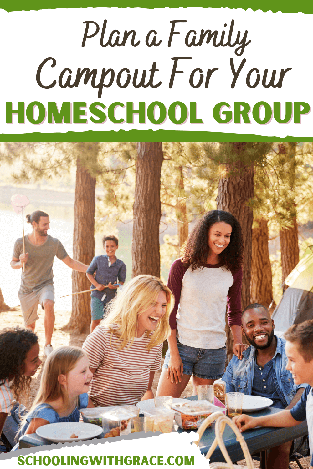 Plan a family campout for your homeschool group