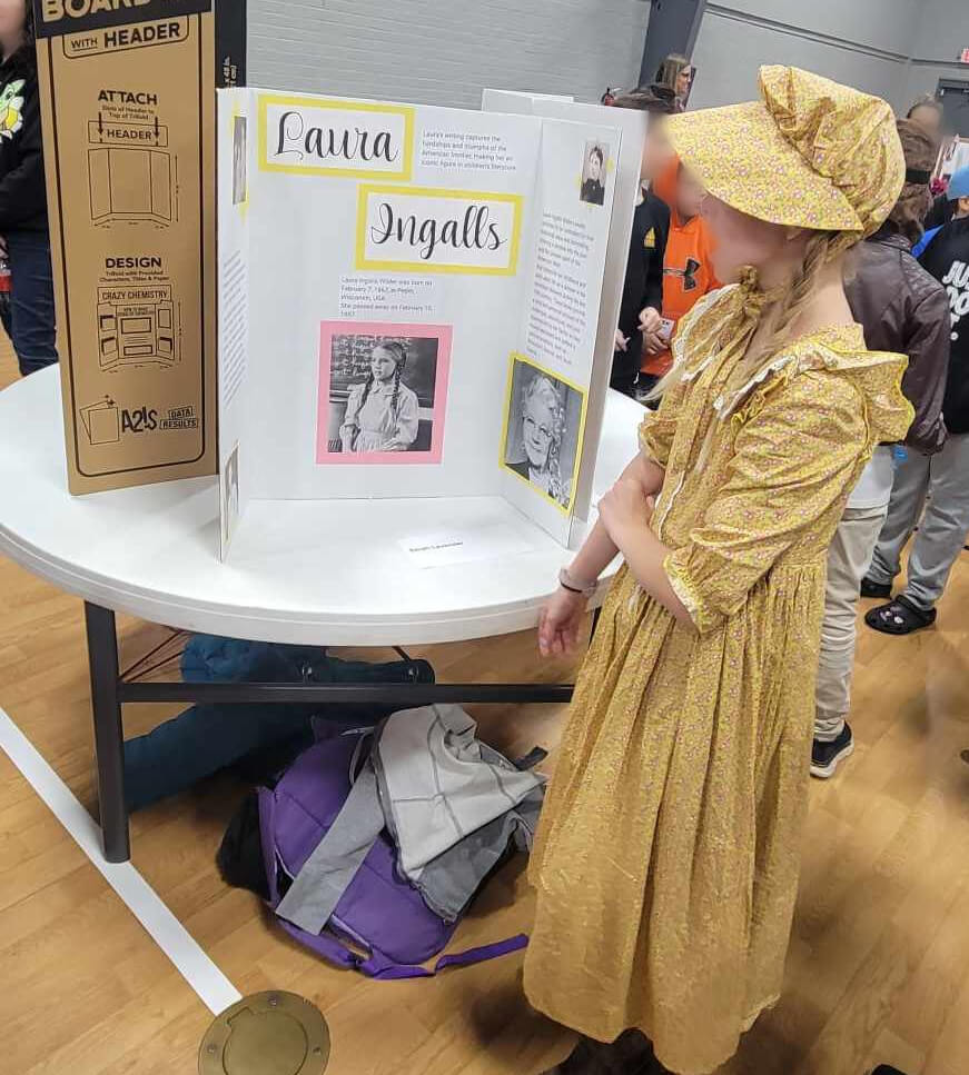 Laura Ingalls History Fair presentation