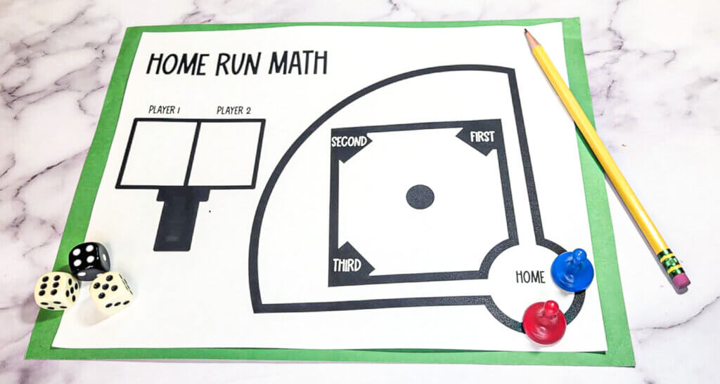 Mlb Math Game Baseball Math Game