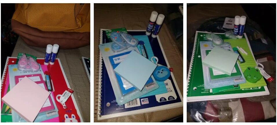First Day of School Supplies 
