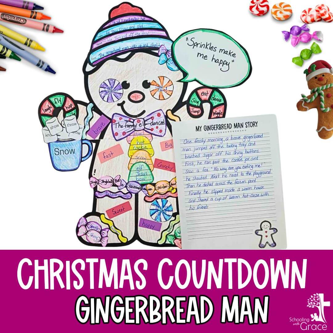 Christmas Gingerbread man countdown
