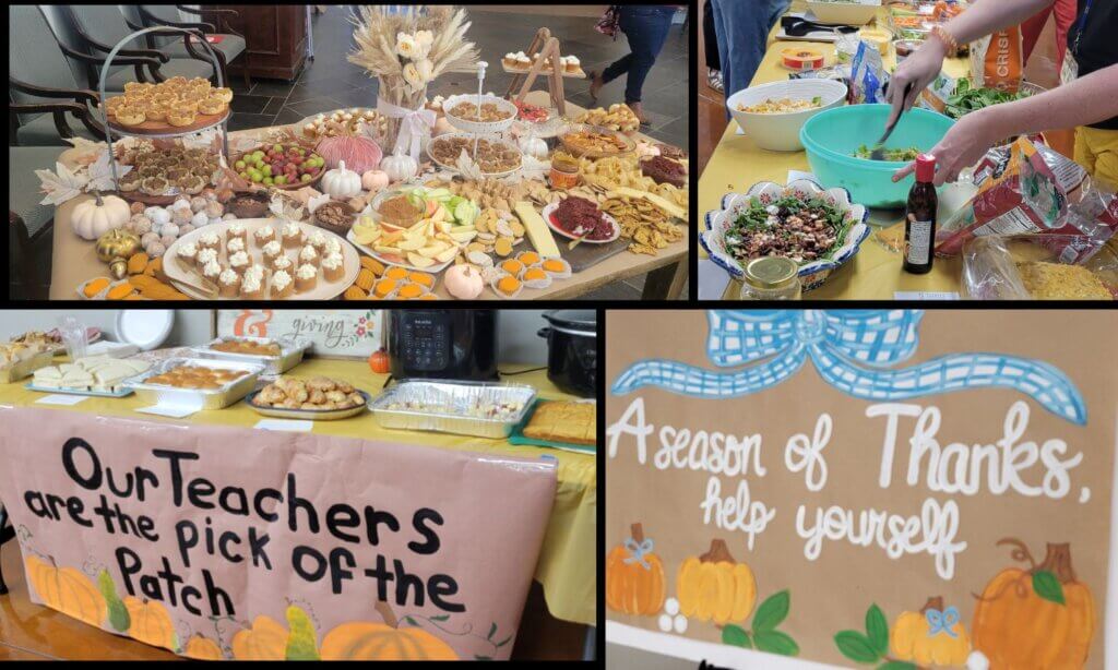 A season of Thanks theme for Teachers Appreciation