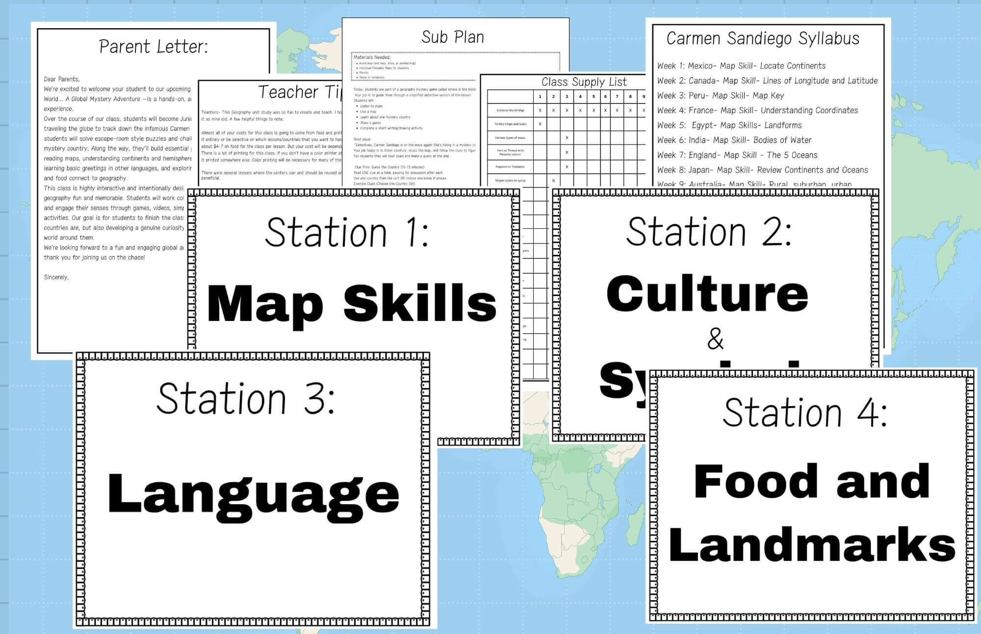 Where in the World- A Global Mystery Adventure Homeschool Co-op Class - Image 3
